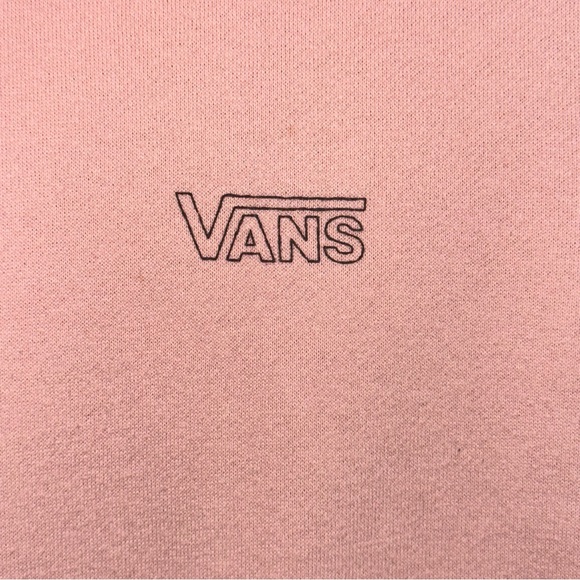Vans x Peanuts Collab Womens XL Hooded Sweatshirt Pink Graphic Long Sleeves - Picture 8 of 16